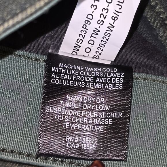 Dovetail Workwear Britt Utility Pants Women’s 8 Moss Green Double Knee Carpenter - Picture 7 of 13